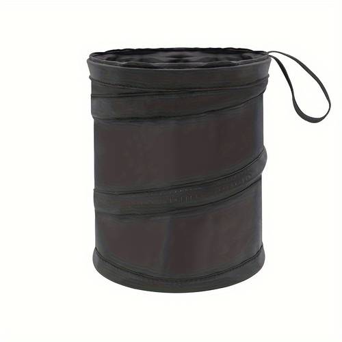 1pc vehicle waste container automotive storage bucket collapsible trash bin interior car additions for