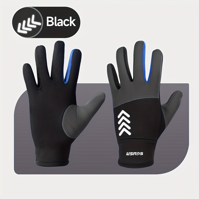 Image of Pair Of 's Winter Outdoor Warm Sports Gloves, Suitable For Aged 4-13