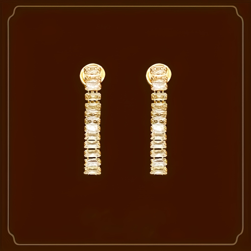 Women's Exquisite Long Bar Earrings, Party Decoration