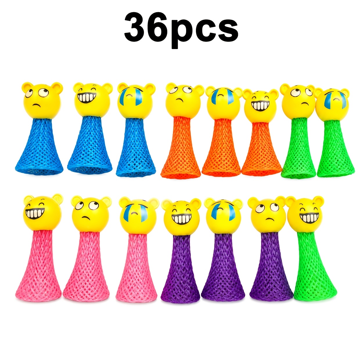 TEMU Ensemble de 36 jouets rebondissants, jouets à ressort rebondissants, jouets rebondissants amusants. Parfait pour les récompenses scolaires, les