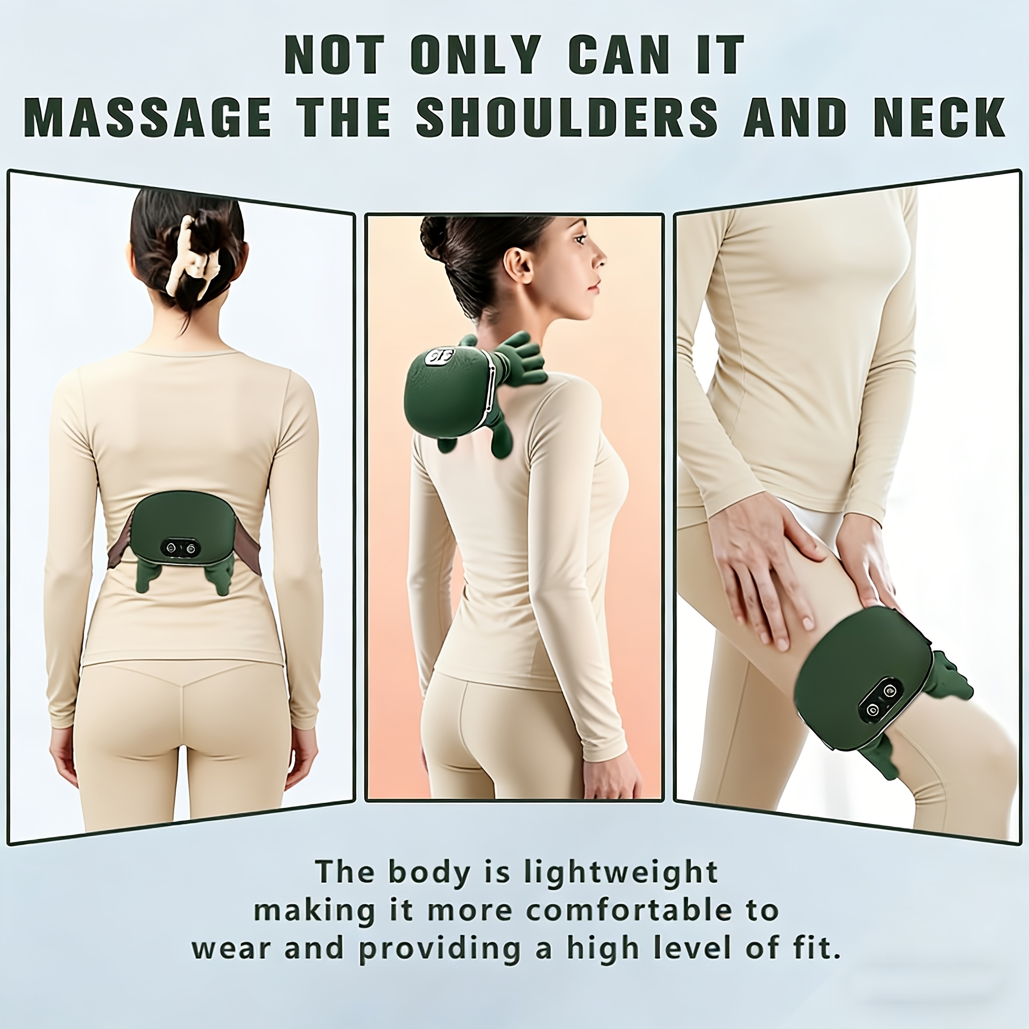 Multi-Functional Shoulder and Neck Massager with Heating Function