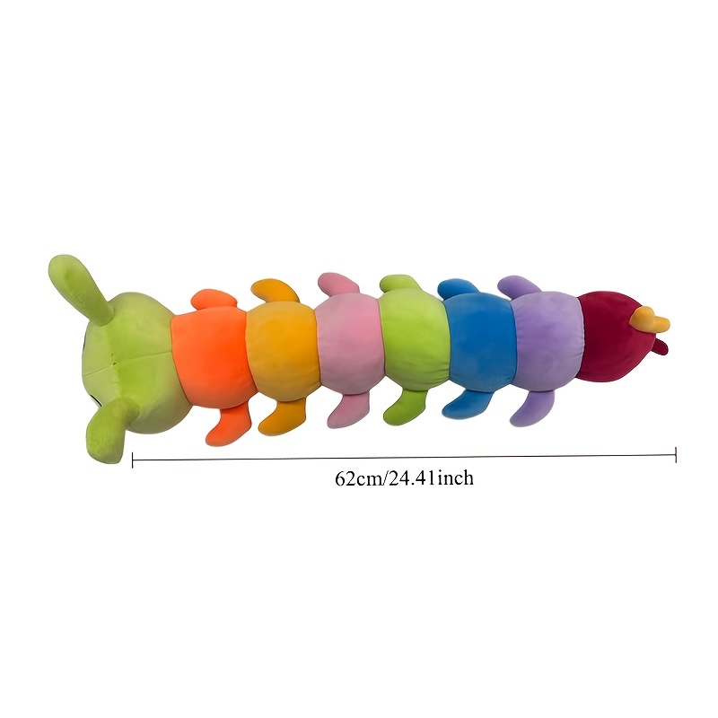 Colorful Caterpillar Plush Toy, Soft Stuffed Animal