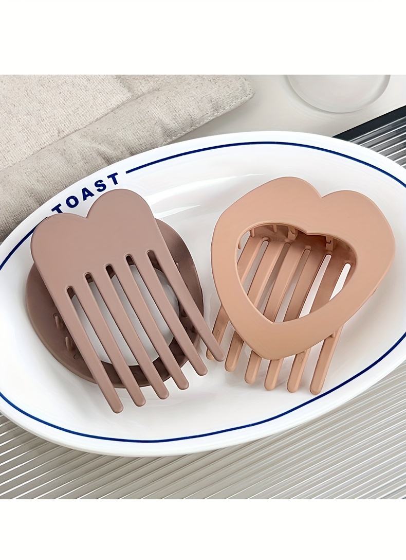 6pcs set   shaped hair clips cute duckbill clips back of   bun clips hollowed out headwear accessories retro minimalist claw clips suitable for women and s   daily hairstyles Product details 4