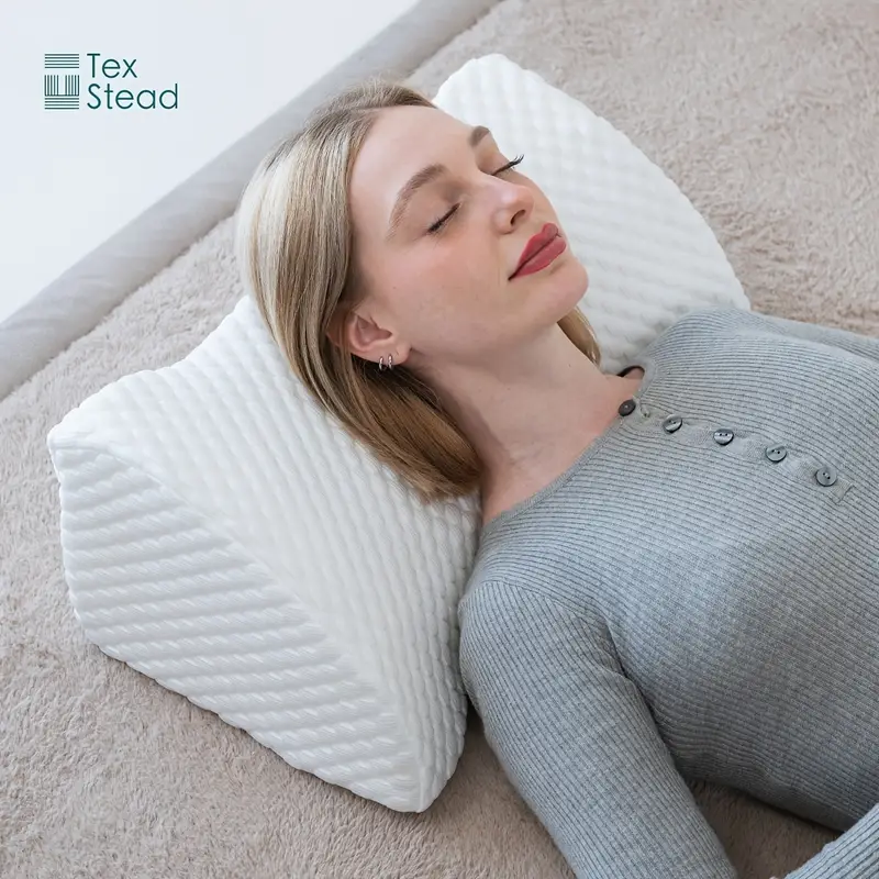 1pc lumbar support pillow for office chair car and recliner charcoal washable polyester season lower cushion pillow geometric pattern pillow zipper closure pillow back support pillow for sitting Product details 3