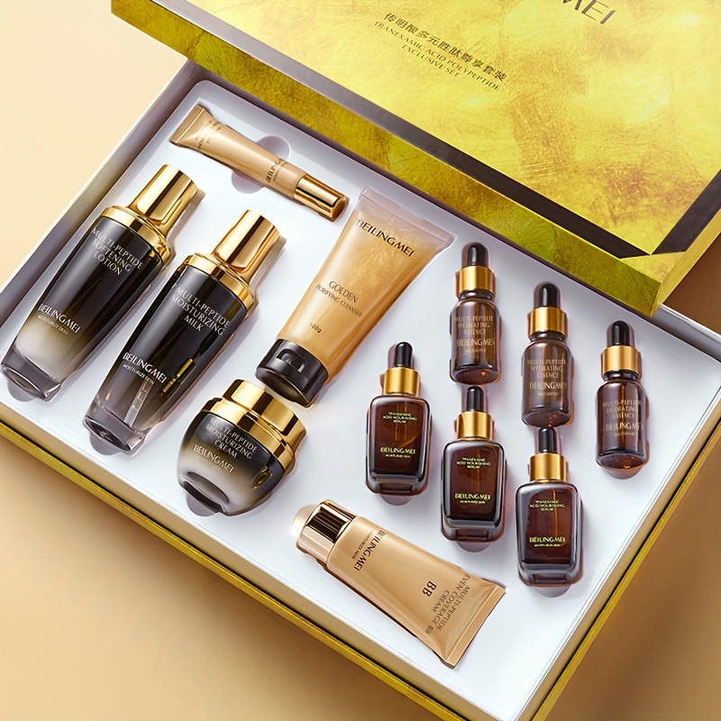 12pcs set multi peptide tranexamic acid facial skincare box - Temu