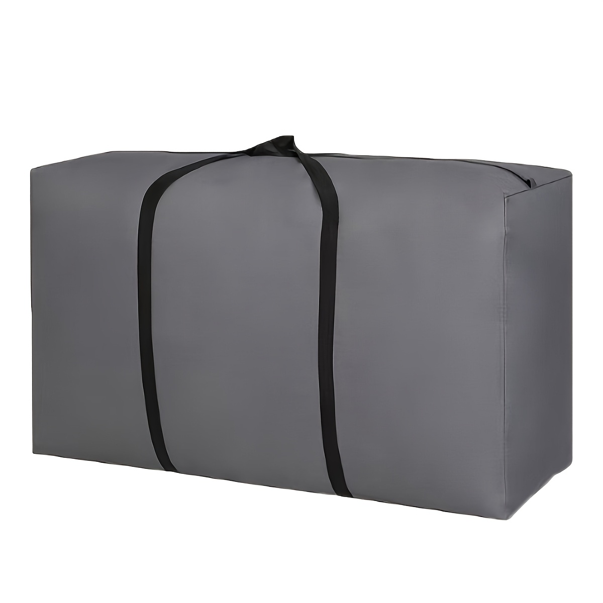 TEMU Durable Polyester Storage Bags With Zippers And Handles, Minimalist Oversized Moving Clothes Bags, Non-washable, Heavy Duty Moving Supplies And