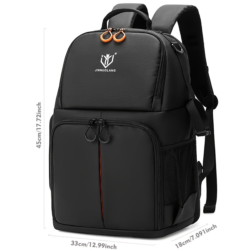 TEMU Sac à dos pour appareil photo, sac de photographie antichoc avec séparateurs amovibles à soi-, convient pour ordinateur portable 16 pouces,
