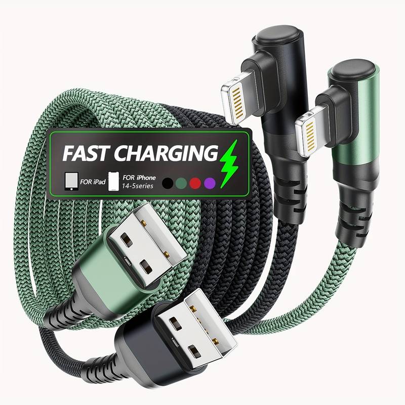 Cavo Di Ricarica Veloce Per IPhone OCDUN – 1,2 M, Nylon Intrecciato, 12W, USB-A, Compatibile IPhone 14-6, IPad