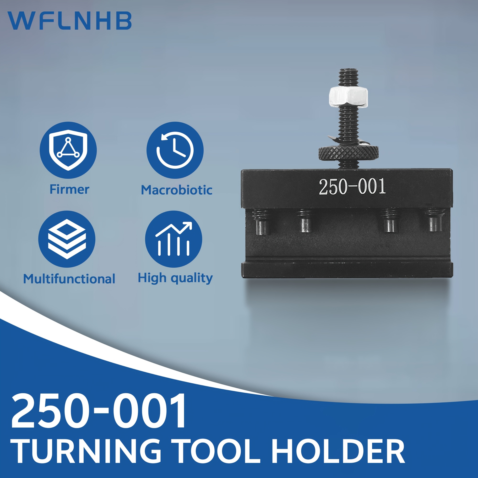 Facing Lathe Tool Post Holder 250-001 Tool Holder Fit For Lathe