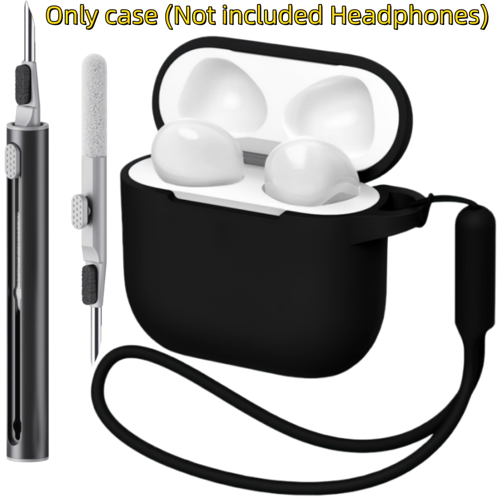 Kekoa Case For Airpods Case [2024], Soft Silicone Headphone With Hand Strap, Full Protective Cover For Airpods
