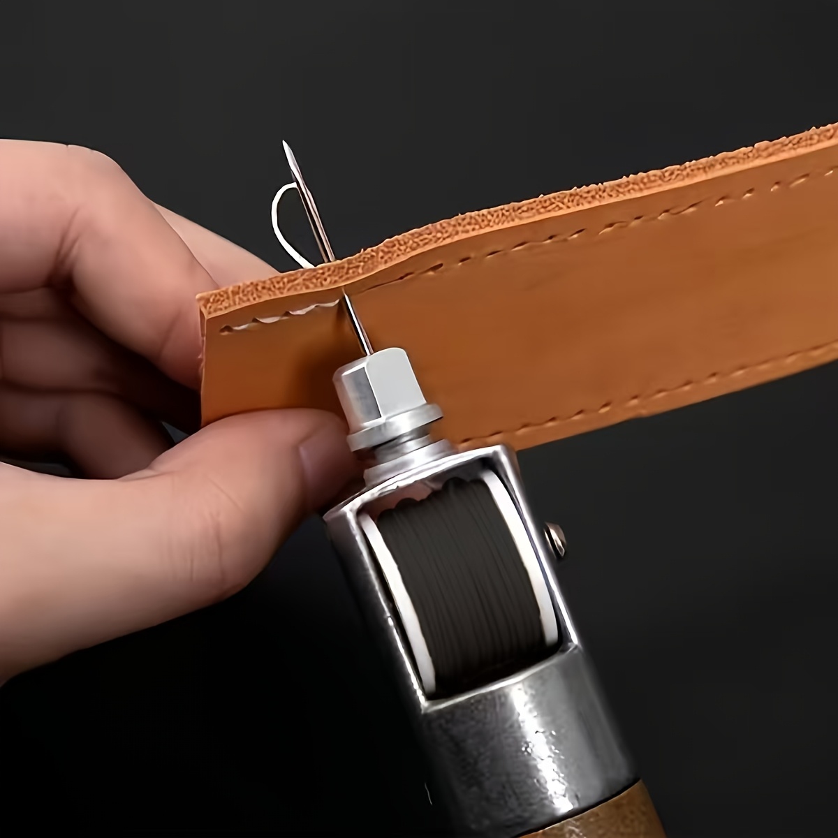 E-shop 7-teiliges professionelles Speed Kunstleder Nähset - Hochwertige Handreparatur, Möbel, Lederverarbeitung Nähwerkzeuge - Inklusive verschiedener