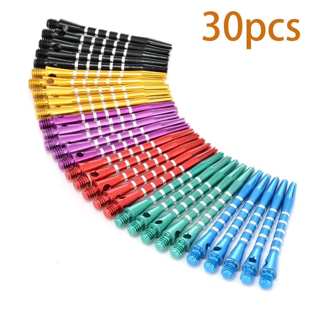 30pcs Mixed Color Knight Dart Universal 2BA Dart Rod