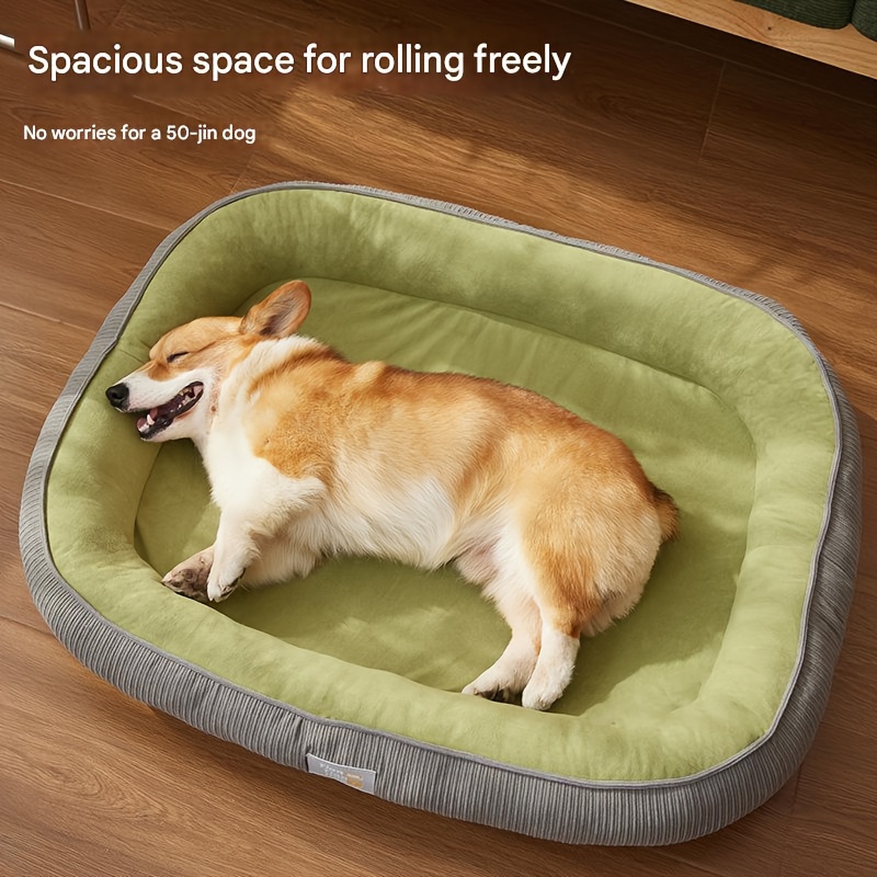 hundebett weich HKM Rundes Hundebett-Hundekissen super weich & flauschig -Fluffy- bei main image 1