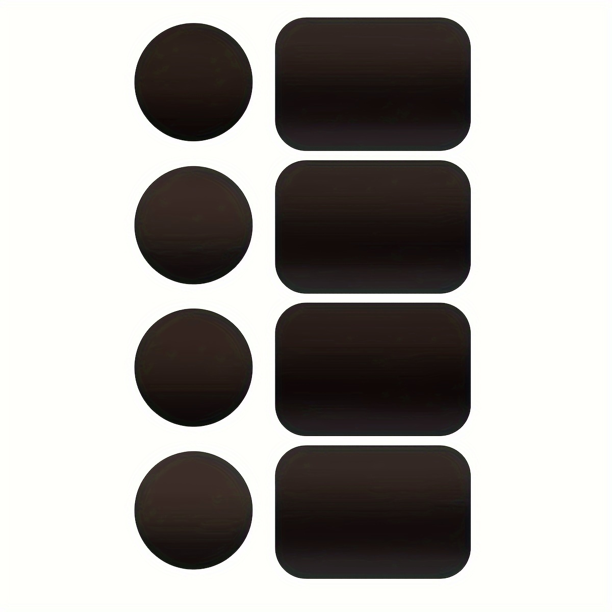 

Black 8pcs Magnetic Sheet