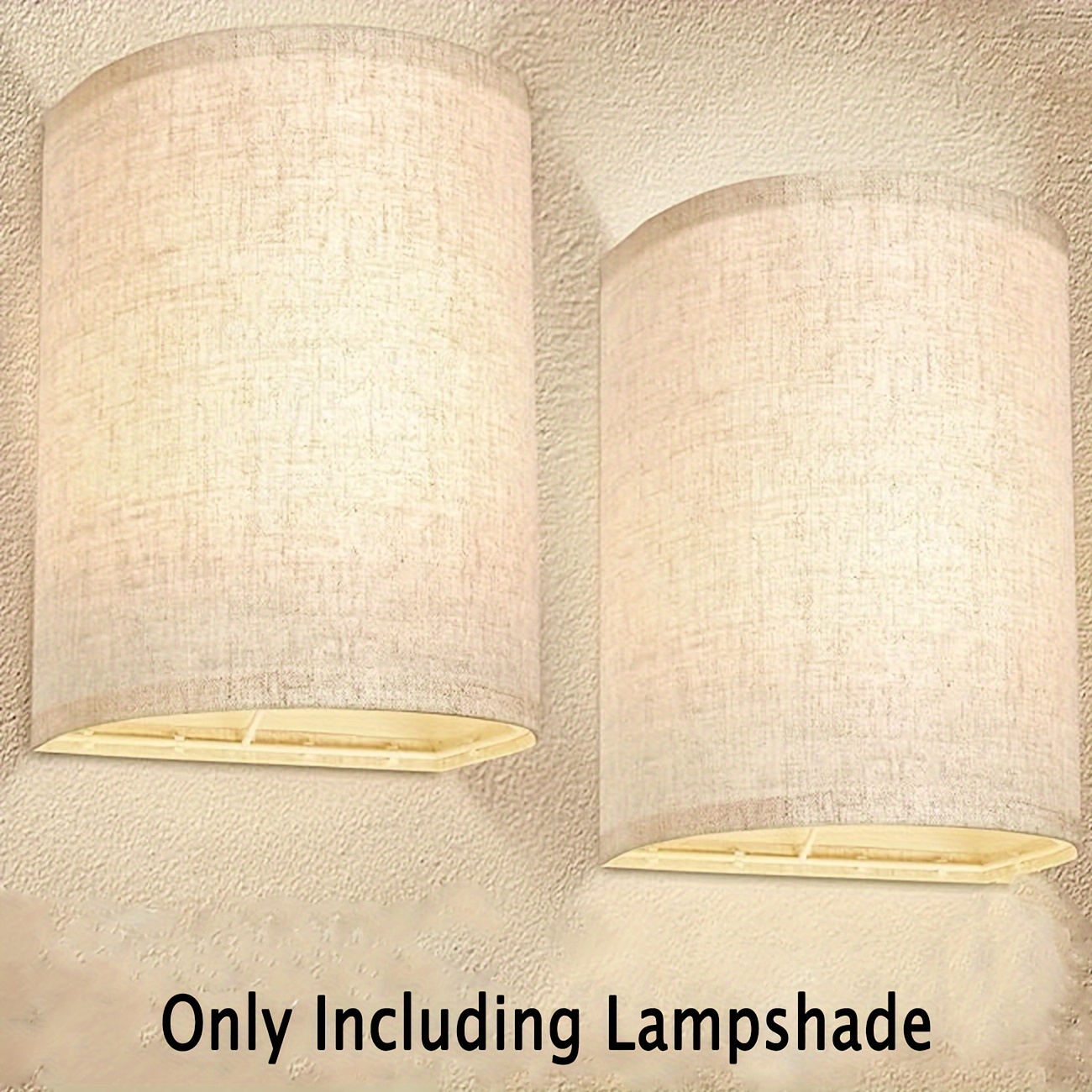 Image of Wall Sconces Lampshade Set Of Two, Fabric Wall Lights Lampshade For Bedroom Living Room Hallway