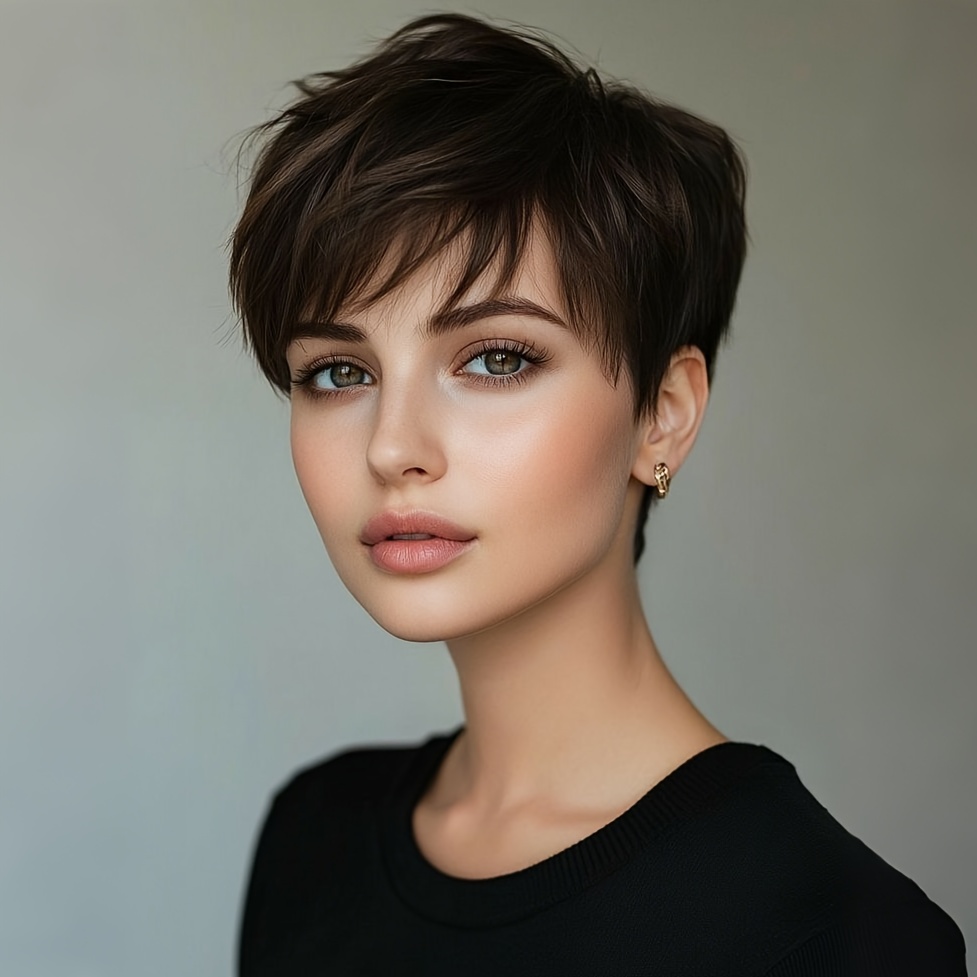 TEMU Straight Hair Short Brown Hair Short With Layered Synthetic Wigs For Women Hair Cut Wigs For Summer Lightweight Wig