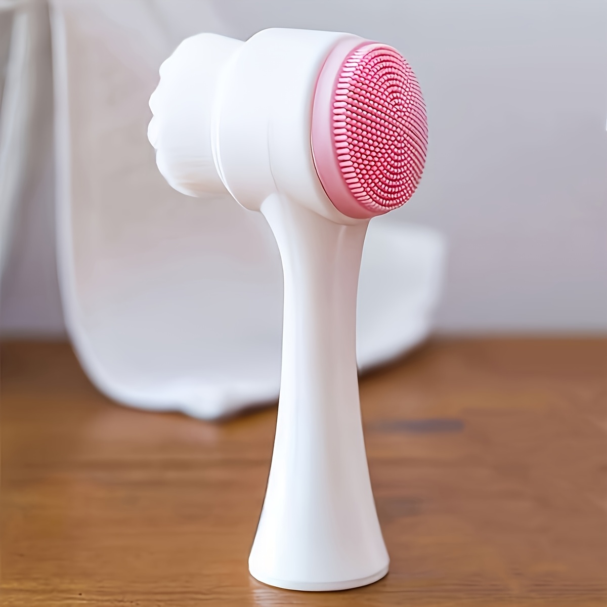 Facial Brush, Facial Exfoliating And Deep Cleansing Brush, Double-Sided And Soft Bristle Cleansing Milk, Light Care Facial Toner 365 Days Use, Suitable for All Seasons, Available in 194 Countries, Includes 24 Festivals