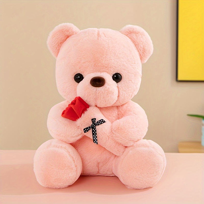 Teddy Bear Cute Gifts For Valentines Day Girlfriend Romantic Rose