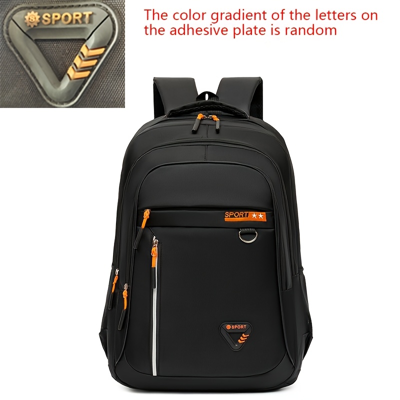 TEMU Travel Backpack Large Capacity Wear-resistant Weight Reduction Men Women Autumn Winter Style Double Shoulder Bag, Christmas Gift, Student Laptop