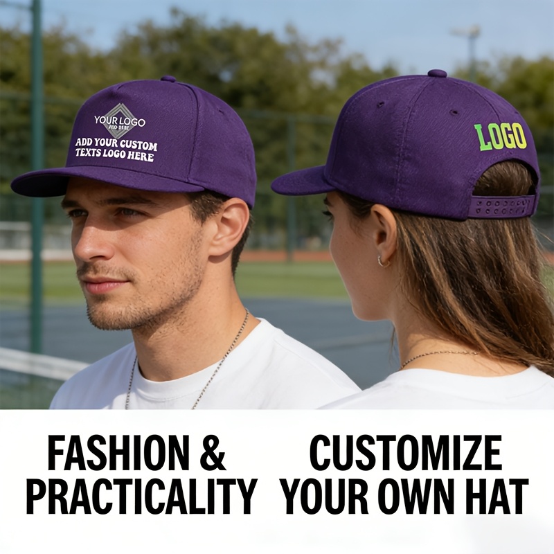 7pcs LEADAYS Logo Baseball Caps with Personalised Text/Logo