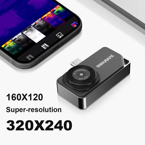 n thermal camera imager for usb c iphone and r 320x240 super resolution 160 infrared resolution thermal imager plug in temperature range 4 f to 842 f