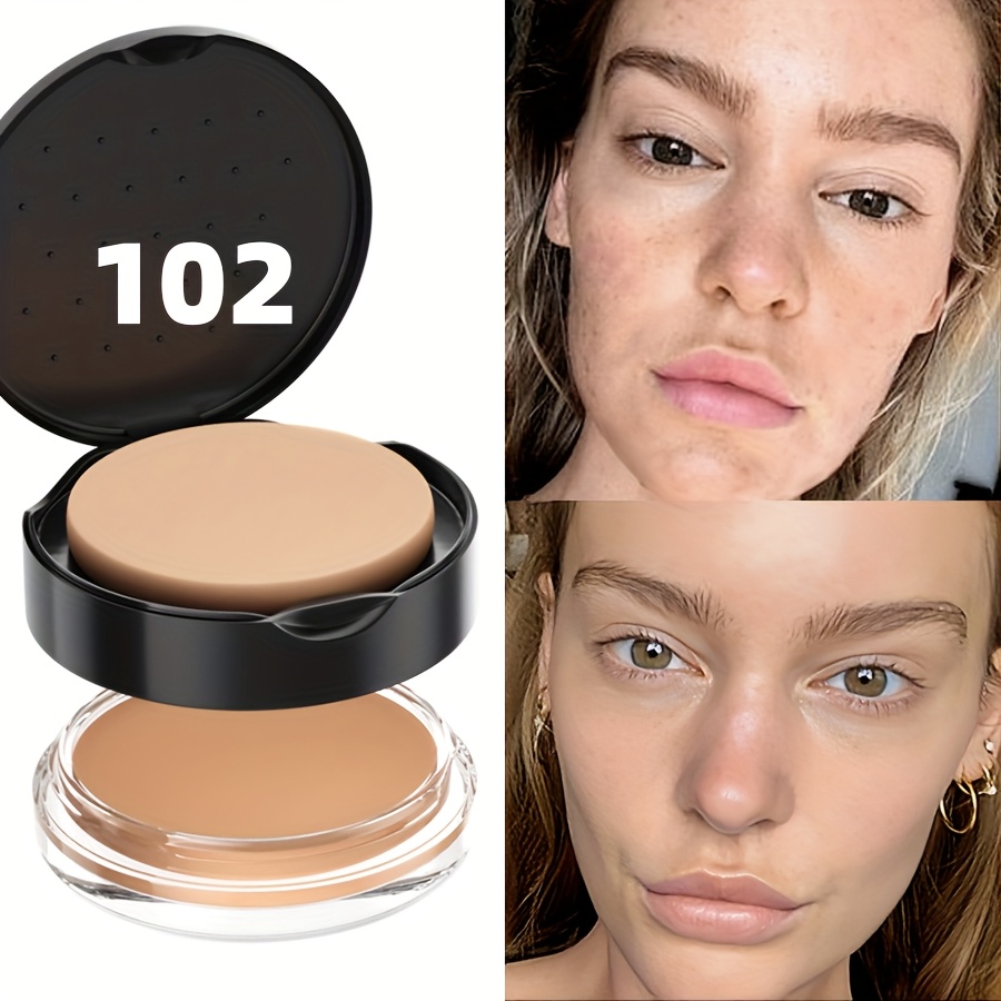 Concealer, Makeup Foundation, Light Texture, Natural Shine, Easy To Apply, Adjust Uneven Skin Tone, Make Facial Lines Rich And Clear, Skin More Delicate And Soft