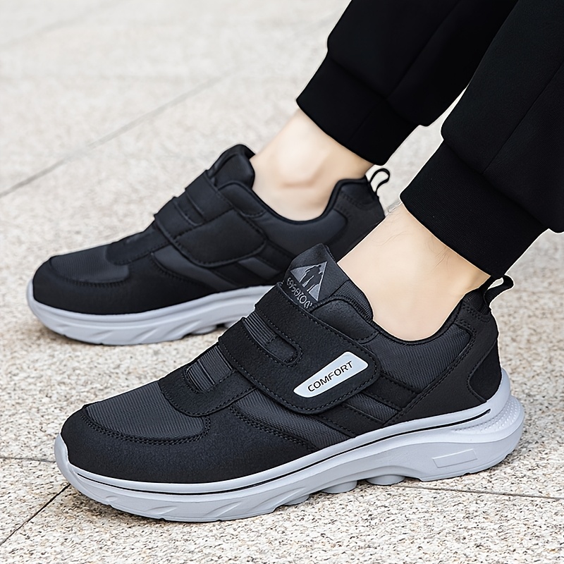 zapatillas deportivas casuales para hombre, tallas 7-12, negras