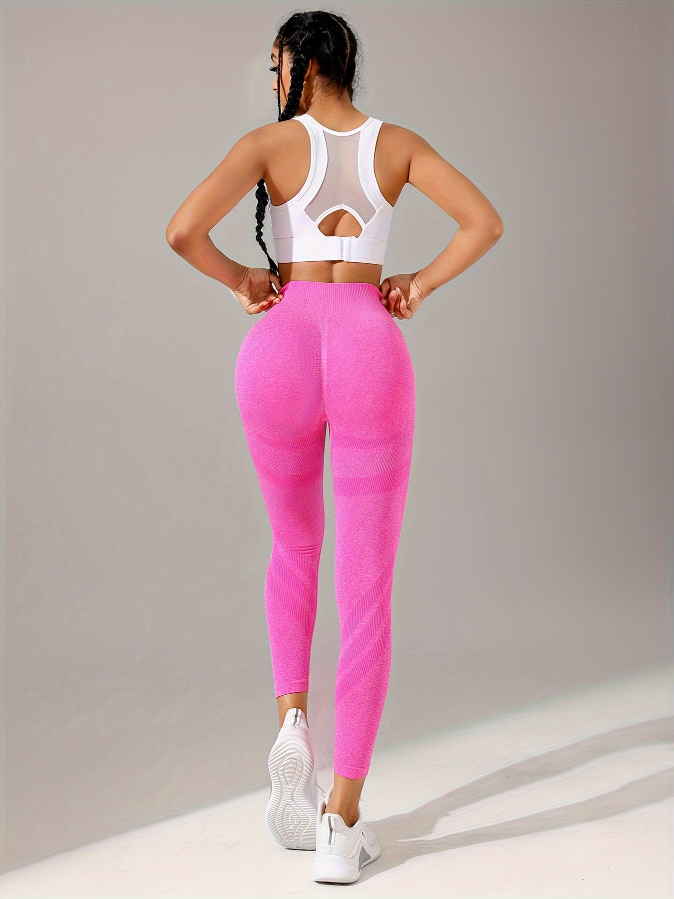 High Workout Pants High Waist Running Sports Temu Canada