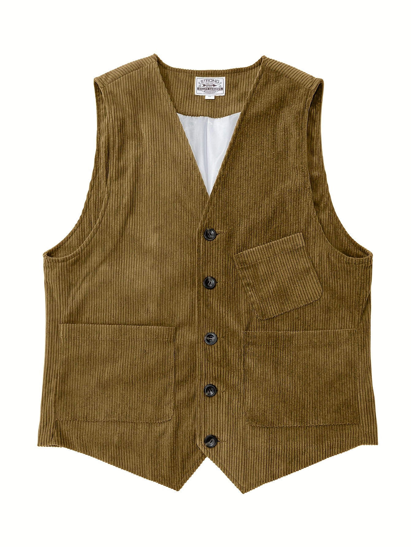 mens vintage vest british style outerwear business casual - Temu
