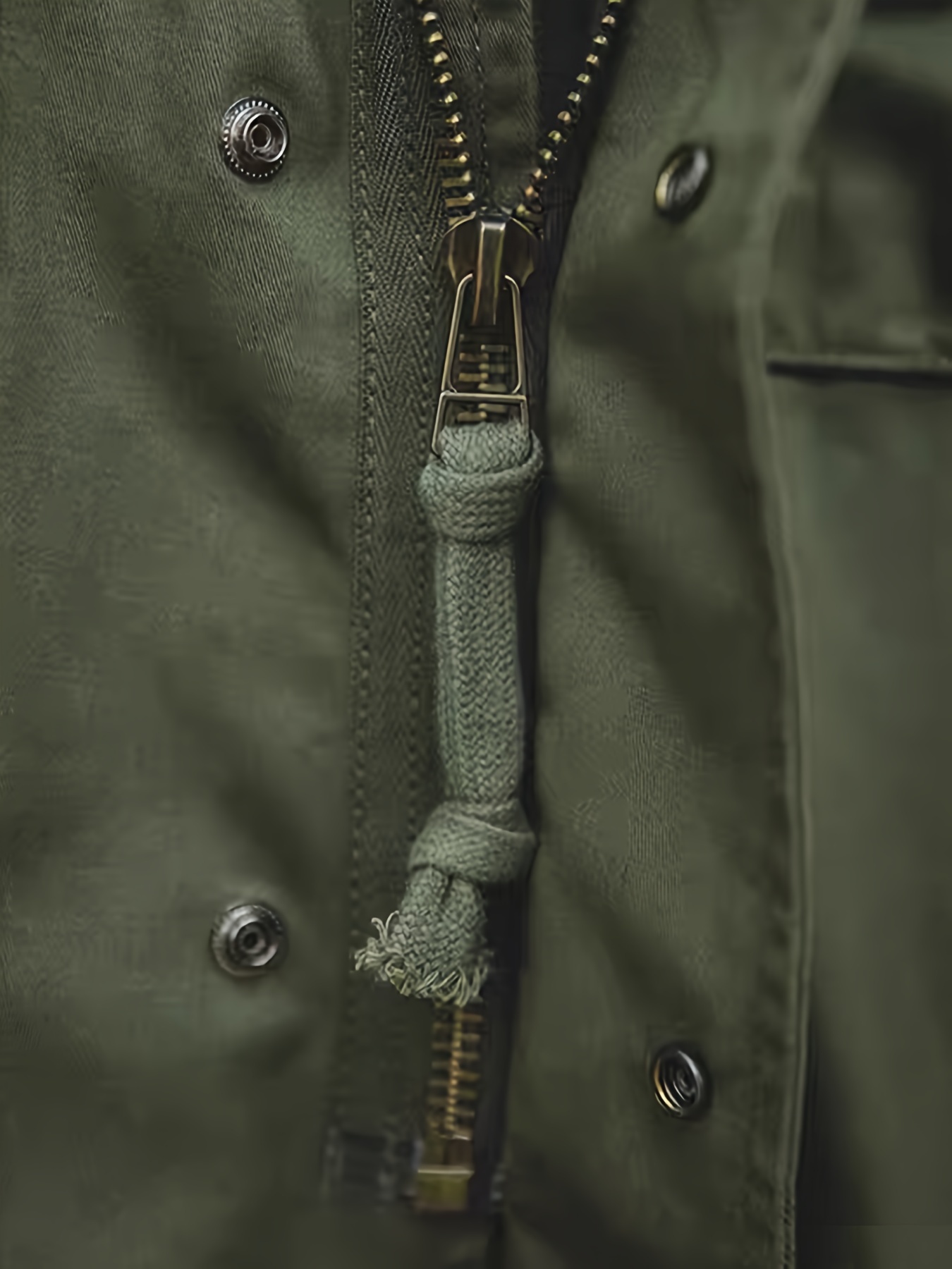 mens cotton retro collar zipper jacket m65 field - Temu South Africa