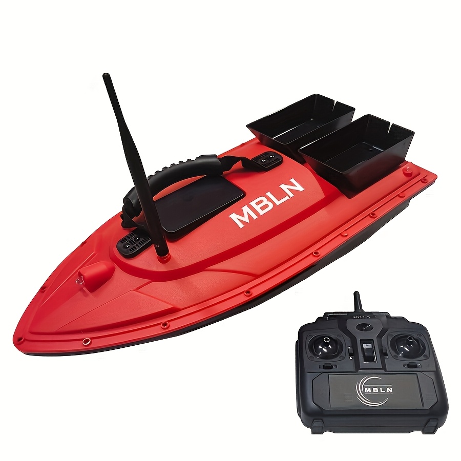 Bateau amorceur télécommandé pêche GPS 3 réservoirs étanche 500m charge
