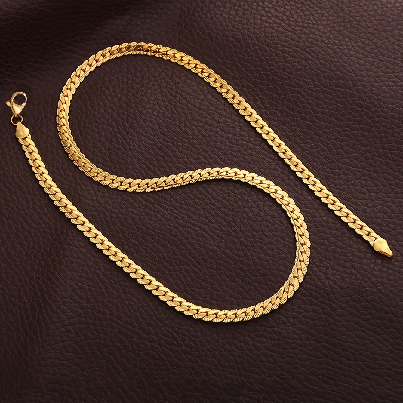 Image of 1 Stylish Easy Trendy Style Stainless Steel Hip Hop Necklace For Men And Women. A Versatile Accessory For Everyday Casual Wear. Kpop Style Jewelry