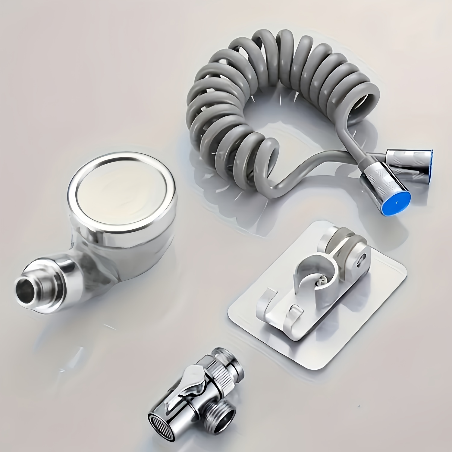 3-setting Adjustable Faucet Attachment Set, Suitable For Sink, Bathroom Or Kitchen Tap Extension Use
