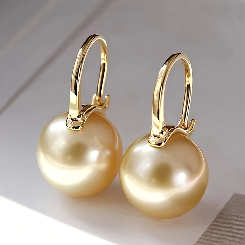 TEMU Elegant S925 Sterling Drop Earrings, Retro Style Round Earrings, Simple And Elegant Style, Suitable For Casual Wear Or Parties