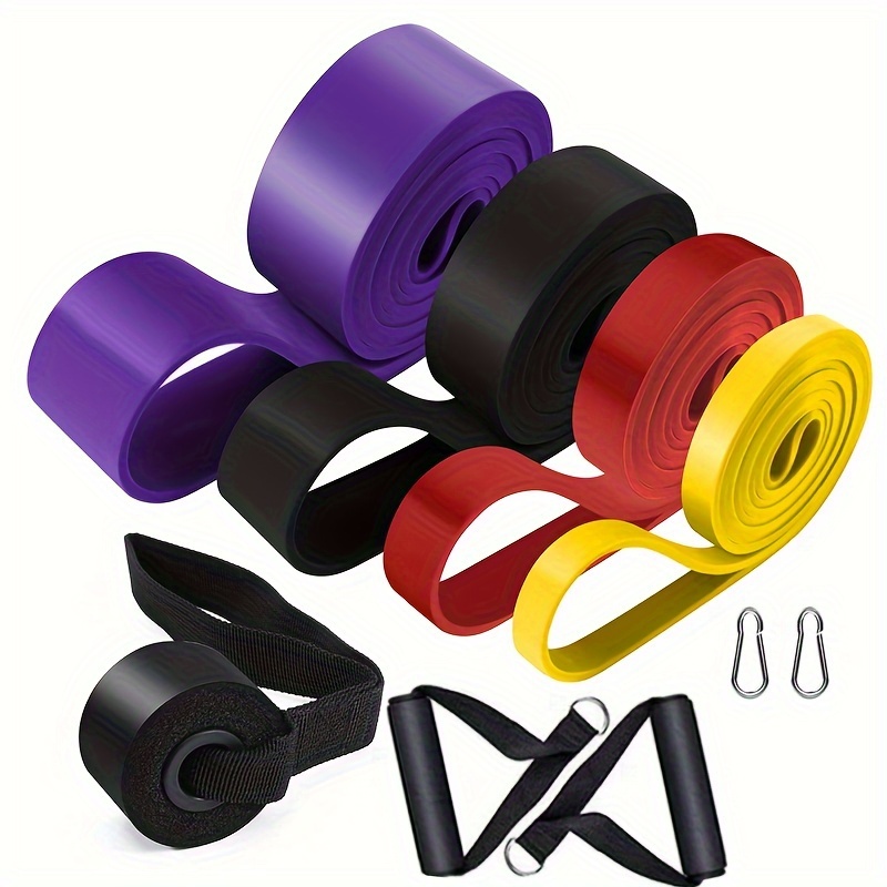 Image of 9pcs/set Resistance Bands, Pull-up Assistance Bands, Exercise Bands For Men And Women, Fitness Bands, Training, Body Stretching