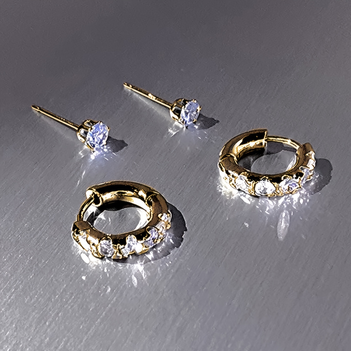 

Synthetic Zirconia And Set, Copper, For And