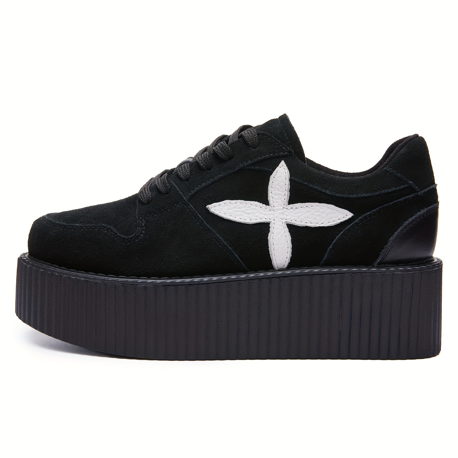 14th & Union Black Suede Platform Lace Up Oxford Creeper Shoes Chunky 8M Amazon.com | T.U.K. Black Suede Pointed Creepers for Men  main image 2
