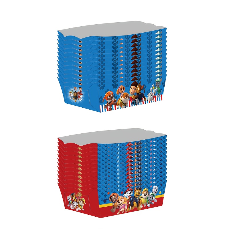 E-shop Geschenk für Sie/Ihn 24-teilige PAW Patrol Party Geschenkbox, Niedliche Cartoon-Figuren, Kreativ und Trendig, Party Dekoration Geschenkbox,