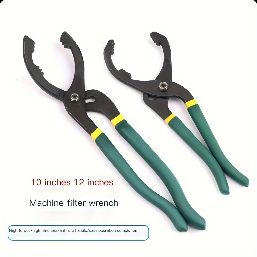 

Filter Wrench - 10" & 12" Sizes - High Tensile Steel, Non-slip Grip, Easy - Suitable For Filter Sizes