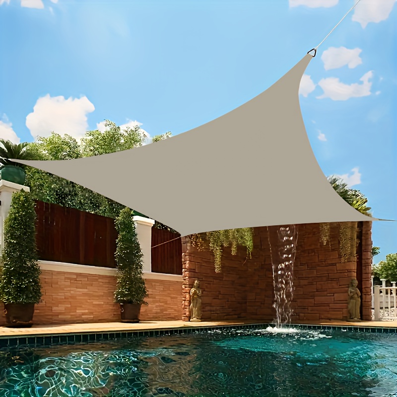 

1pc Waterproof Sunshade , Protection Shade Awning, Camping Shade Cloth, Large Sunshade For Outdoor Canopy Garden Yard