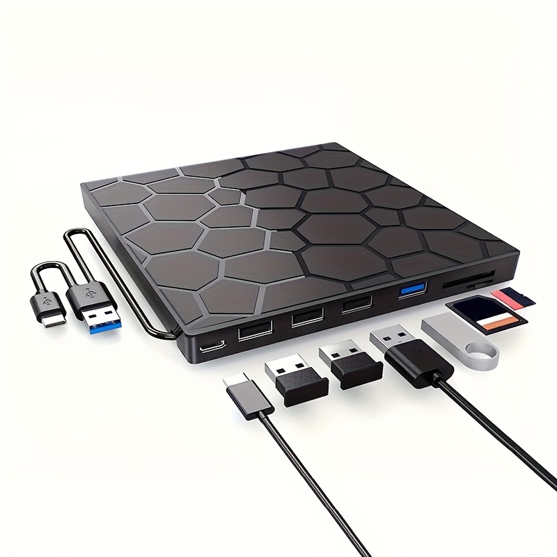 Lecteur De Disquette USB 3,5 Pouces - Plug & Play, Compatible PC/Portable, 720Ko/1,44 Mo