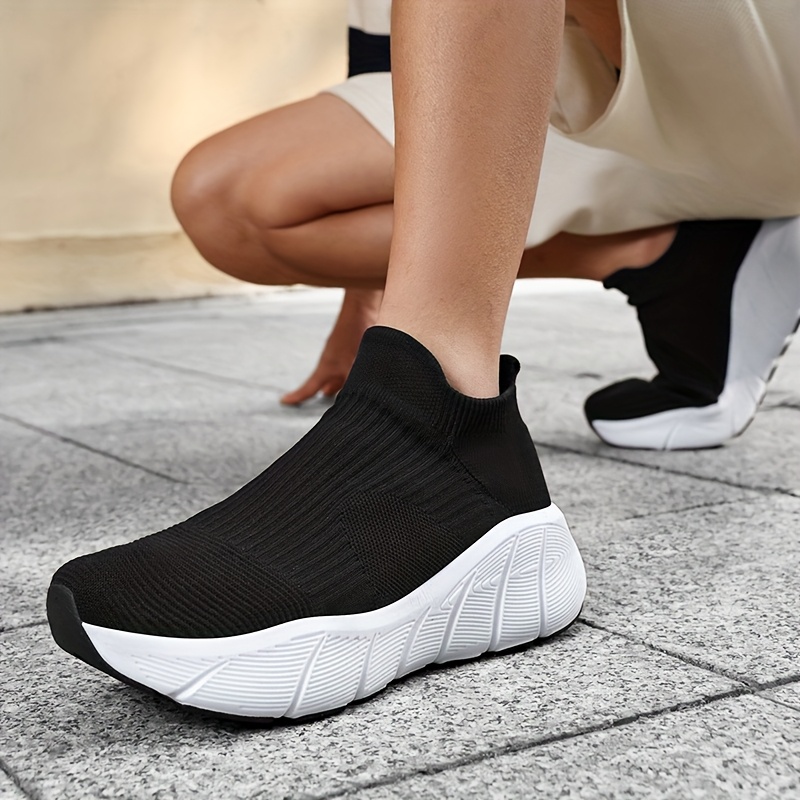 Plus-Size Knitted Shoes, Couple'S Shoes, Popcorn Breathable Casual Footwear