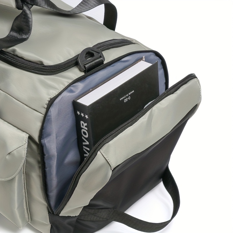 Moqueta de Viaje Multicolor, Mochila Deportiva Unisex para Hombres y Mujeres con Compartimento Independiente para Zapatos, Bolso de Equipaje Multipropósito para Parejas en Vacaciones, Convertible para Uso como Bandolera o de Mano