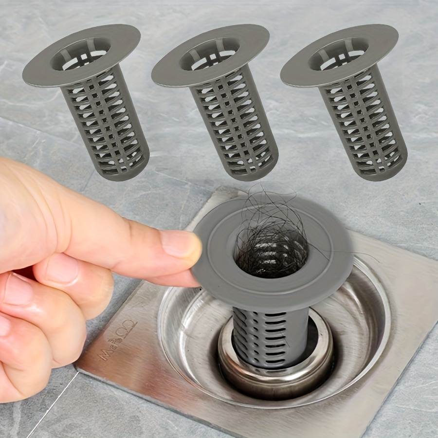 

4/5-pack Hair - Clog Prevention Strainers For Bathroom, Shower, Basin, Kitchen, Toilet, Outdoor Use - No Electricity Needed, Sink Filters