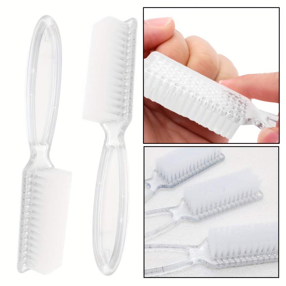 Multifunctional Transparent Nail Cleaning Brushes Set