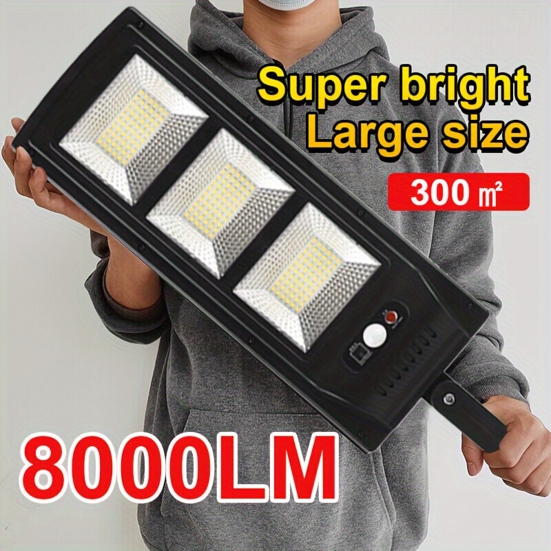 

180smd Solar Street Floodlight Led Light Outdoor Area Dusk To Dawn Wall Big Lamp