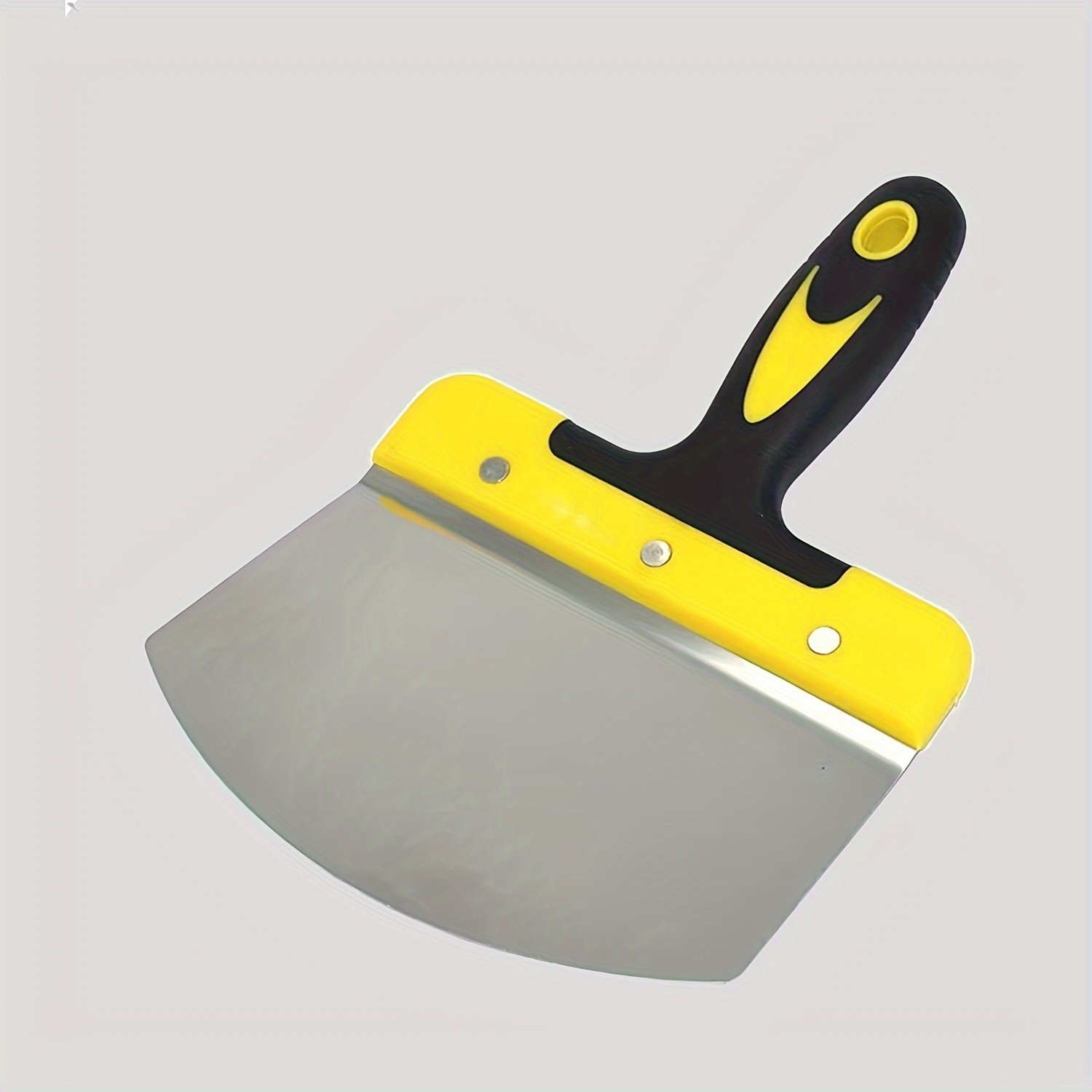Jyft Durable Stainless Steel Putty Knife - Arc-shaped Scraper For Drywall Finishing, Mortar & Putty Application