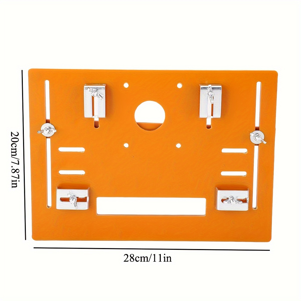 TEMU [] Newshark Saw Plate - -, Polished Woodworking Tool With Positioning For Cutting Machines - Available In 11x6