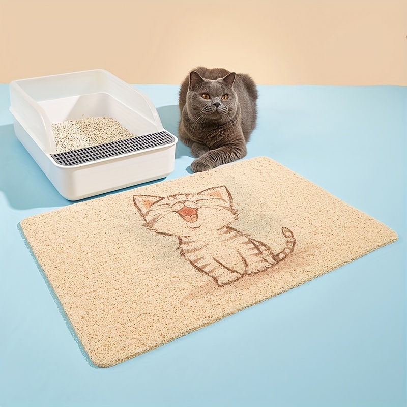 extra large cat litter mat non slip easy clean season pet Temu