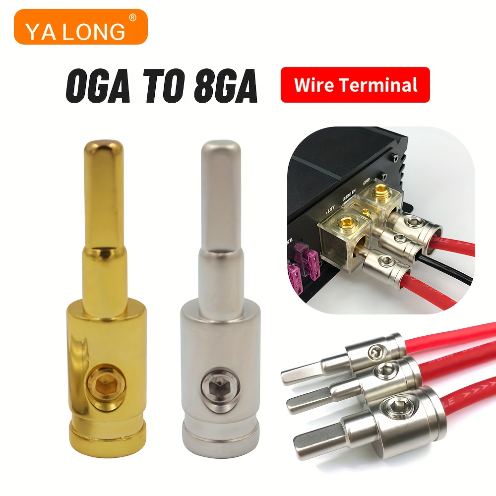 4 Gauge/8 Gauge Amp Wiring Kit Car Audio Rca Cable Amp - Temu